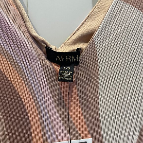 AFRM Ariana Sleeveless Dress In Coral Swirl - Picture 2 of 4